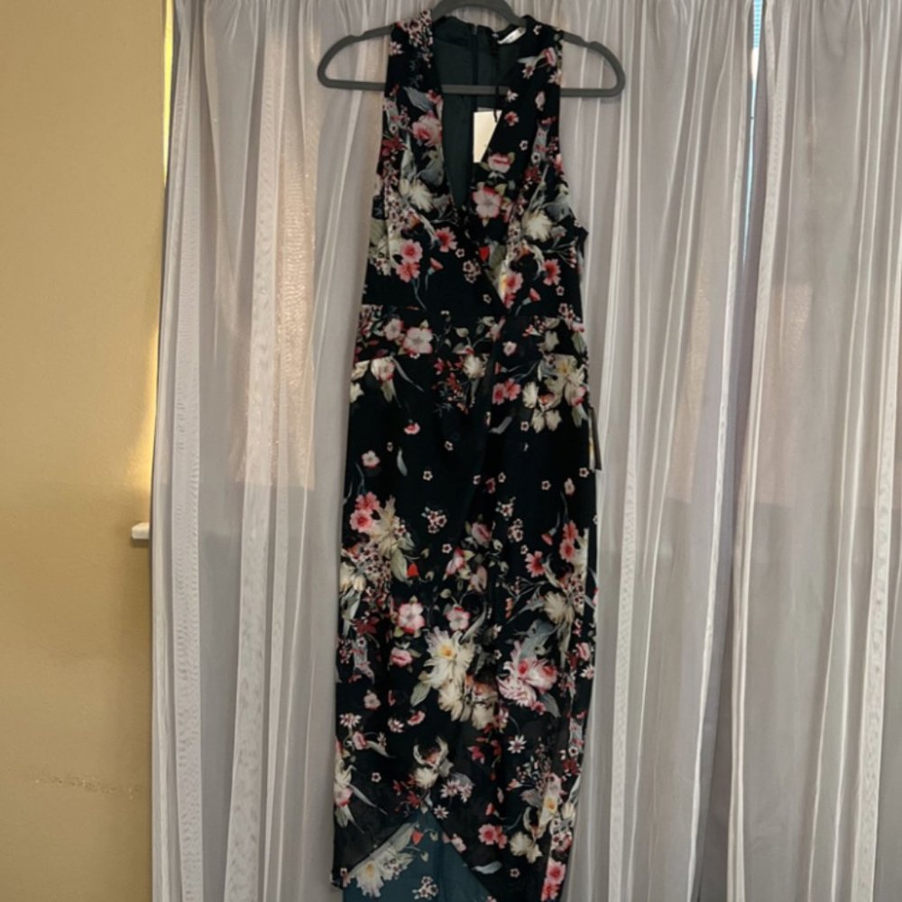 New Cooper St. Floral Navy Midi Dress